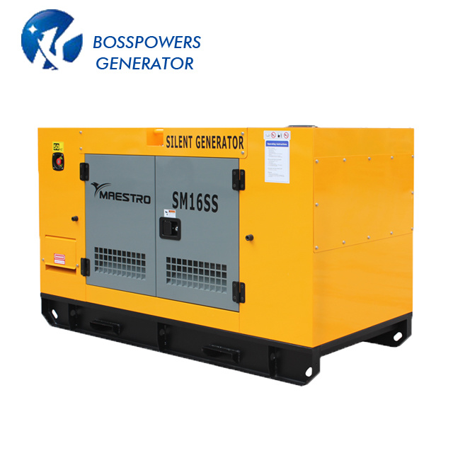Doosan 21kw 60Hz Single Phase Water-Cooled Silent Soundproof Power Electric Industrial Diesel Generator
