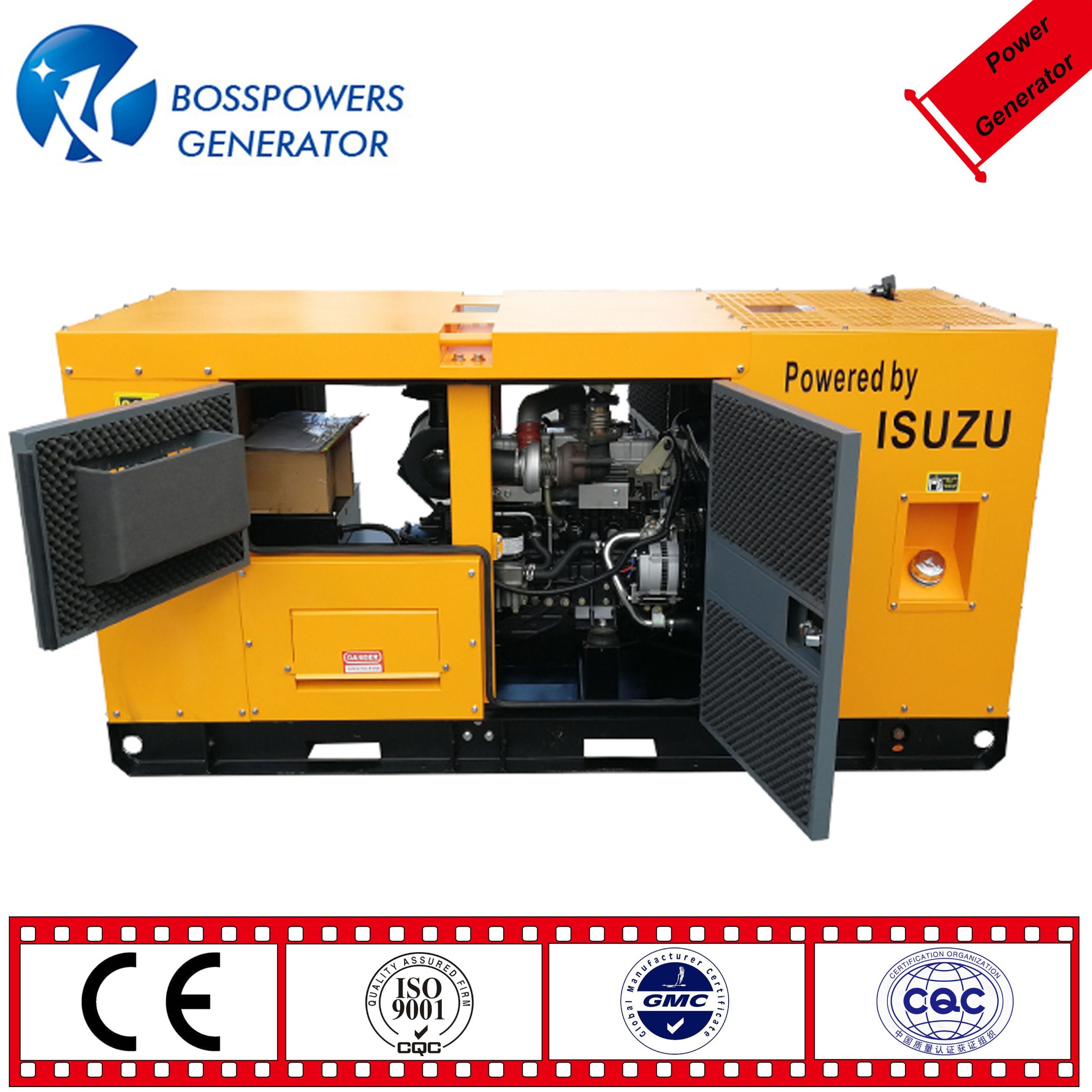 Isuzu Engine Soundproof Diesel Power Generator Wholesale Ce ISO9001 Approved