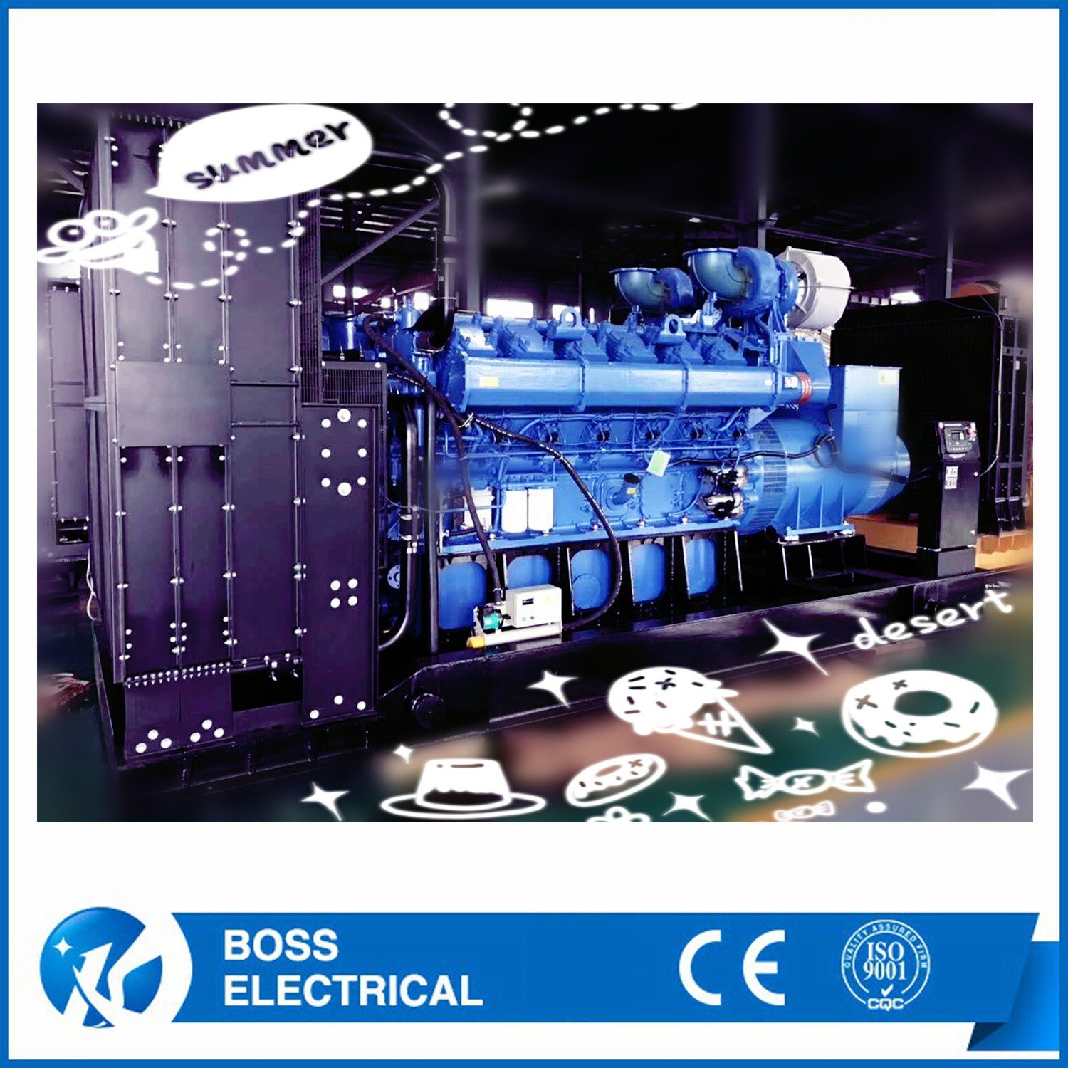 350kw Yuchai Diesel Electric Generator Set