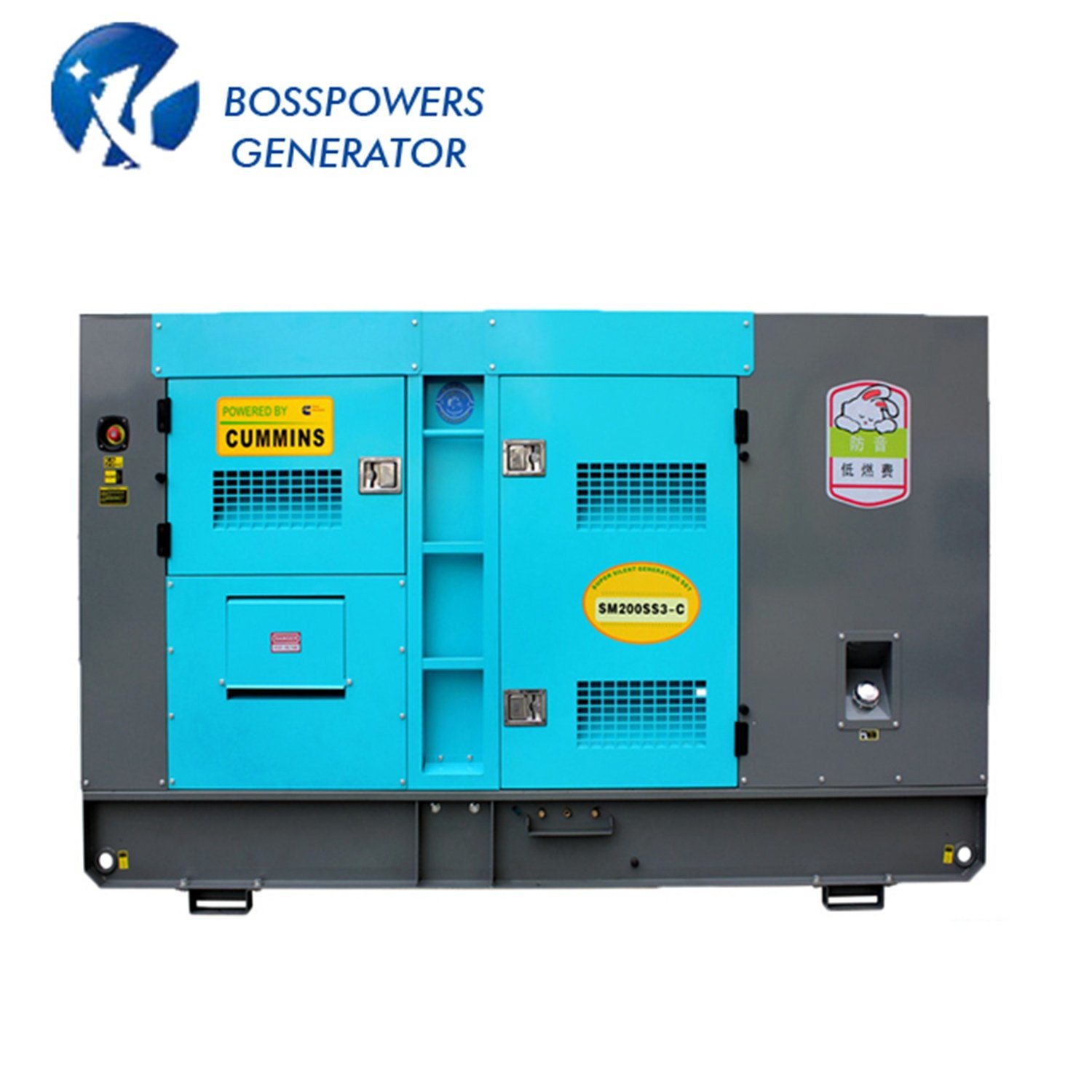 60Hz 1800rpm 220V Cummins Standby Power Generator Soundproof Silent Diesel Generating Sets
