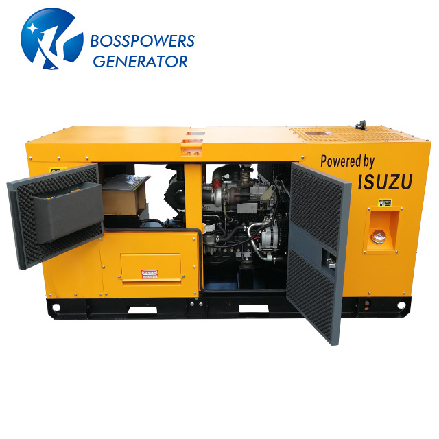 Isuzu Engine 40kw/50kVA Silent Diesel Power Generator Set