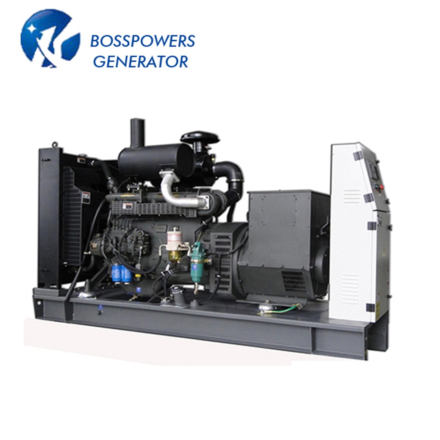 Electric Start 275kw 60Hz Doosan Stamford Open Type Diesel Generator with Deepsea Controller