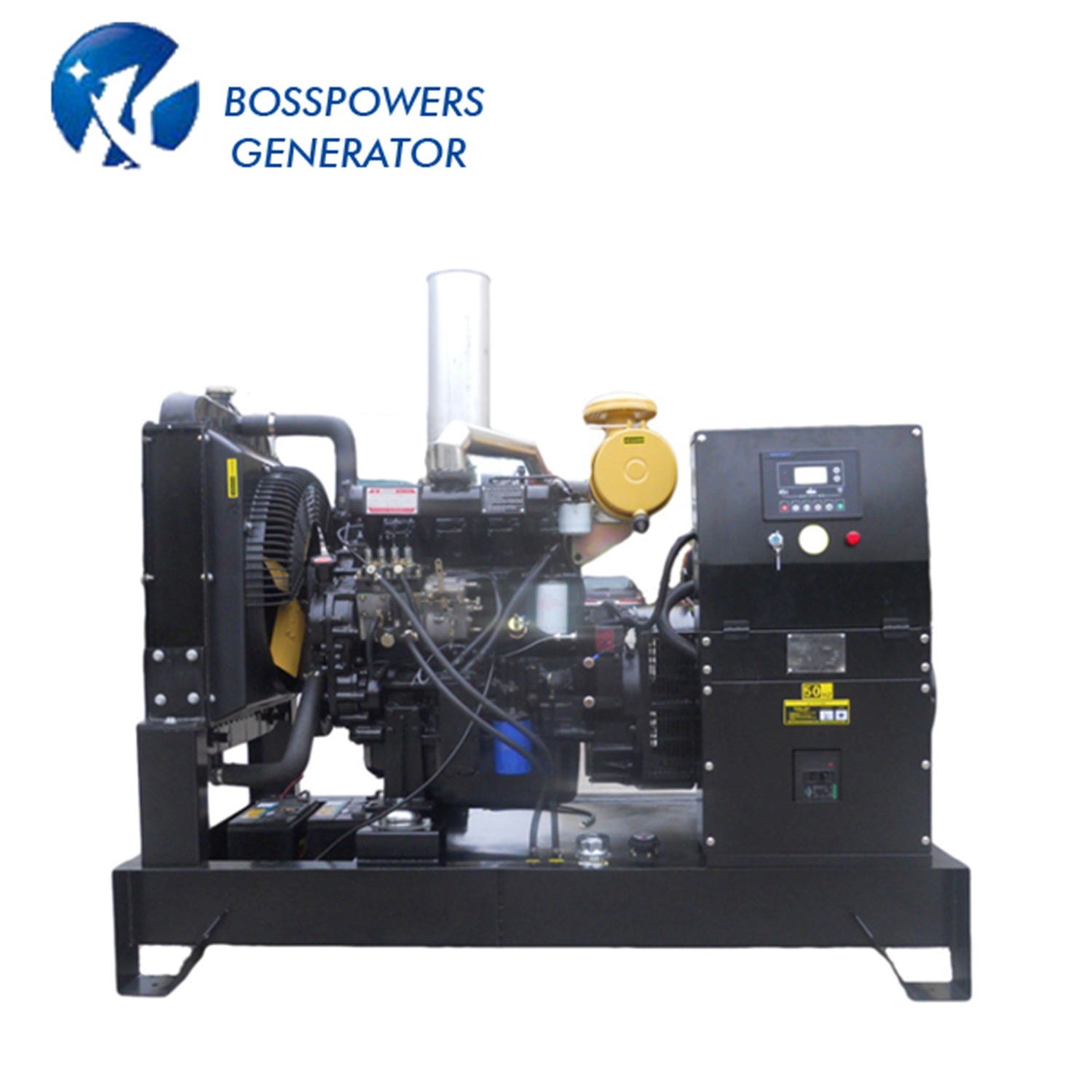 Prime Power 64kw 80kVA Open Type Power Genset Diesel Generator