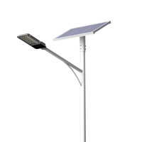 Solar LED Street Roadway Flood Lighting Outdoor High Luminary Down Light Fixture with Lithium Battery